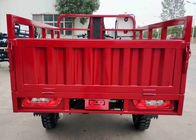 重負荷の貨物三輪車250CCの貨物三輪車の赤い二重水は冷却した